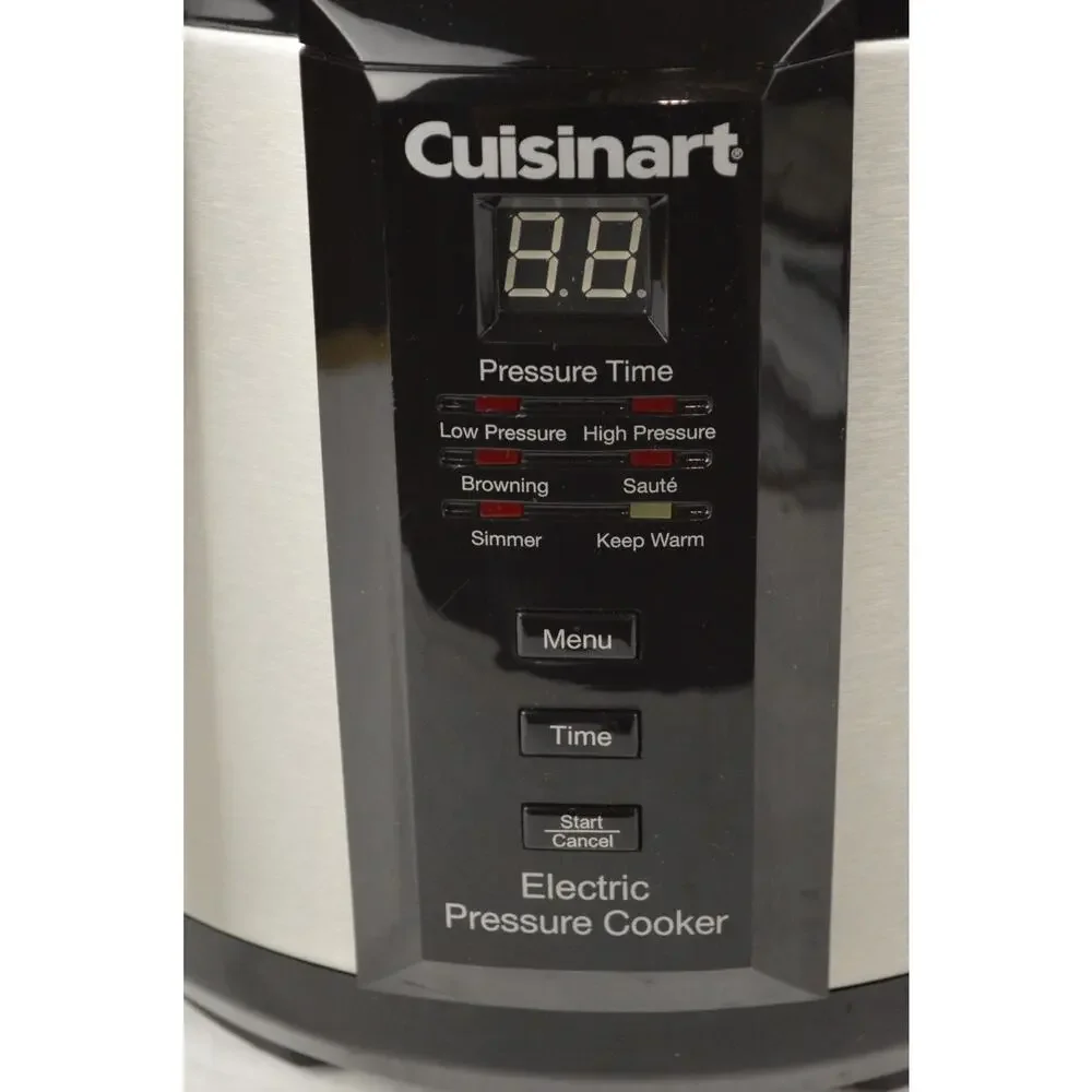 Cuisinart CPC-600 6 Qt Electric Pressure Cooker 1000W Stainless Steel Tested